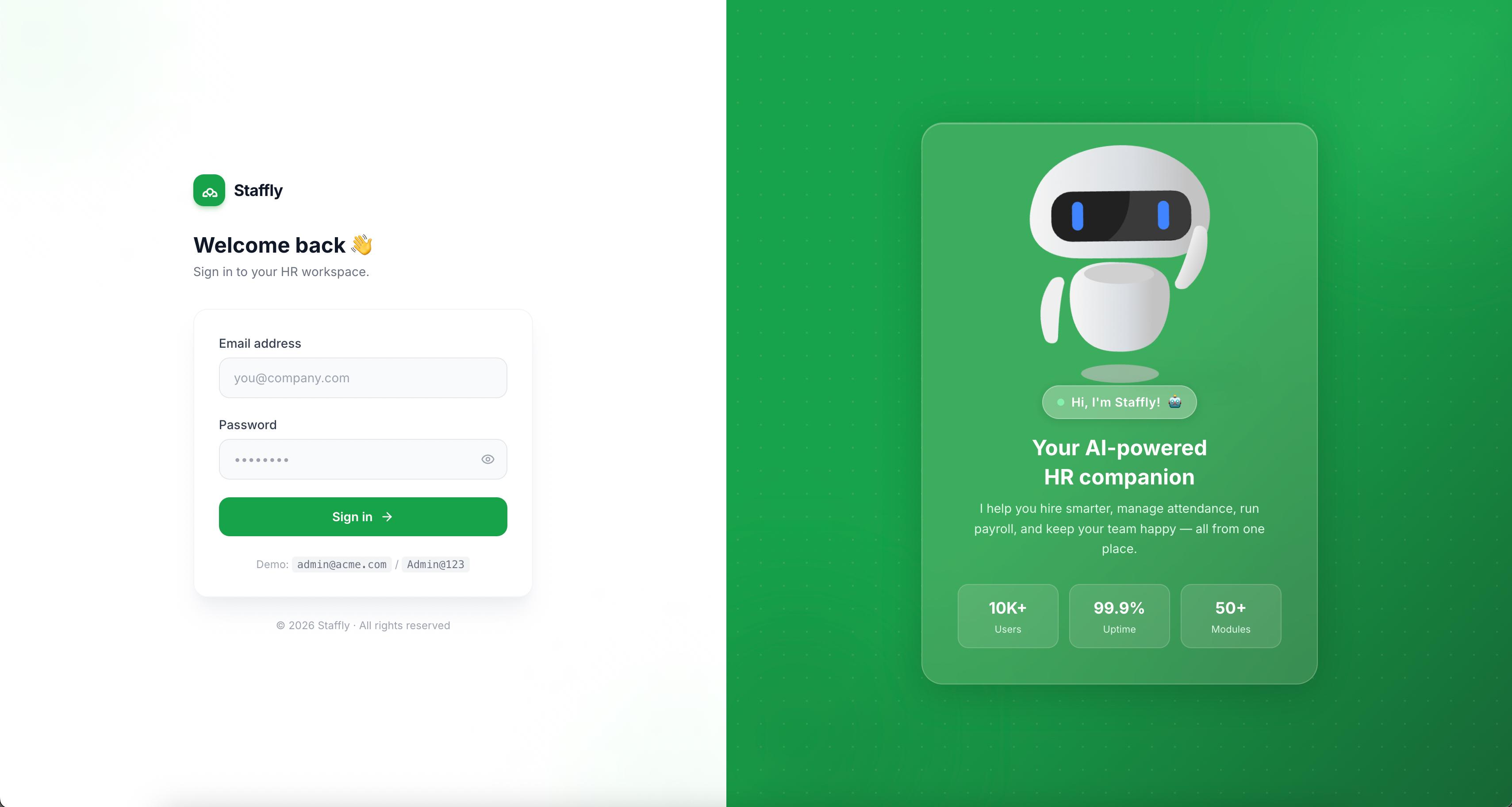 Staffly HRMS Platform